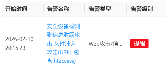 通用Excel服务器被极个别杀毒软件扫描后提示:“安全设备检测到信息泄露攻击,文件注入攻击(URI中包含.htaccess)”怎么解决? 通用Excel服务器被极个别杀毒软件扫描后提示:“安全设备检测到信息泄露攻击,文件注入攻击(URI中包含.htaccess)”怎么解决?